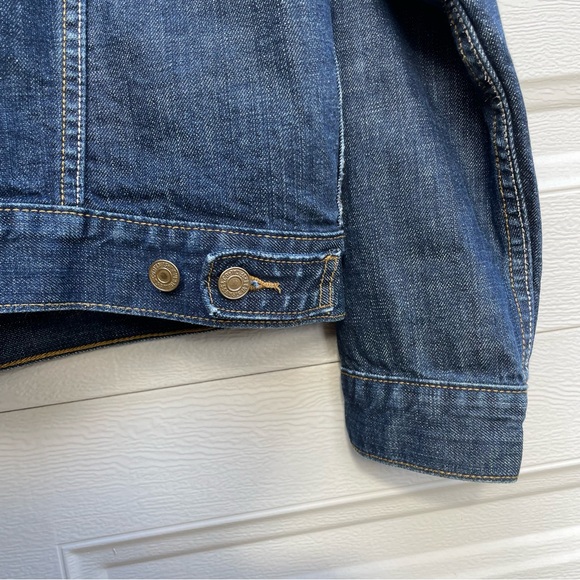 levis denim jacket in medium wash size S mens modern type III - Picture 12 of 16